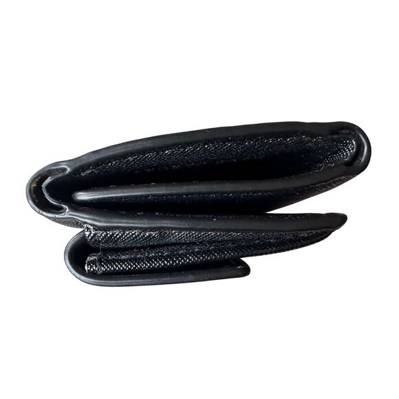 Marc Jacobs Black Mini Trifold Compact Wallet - Picture 3 of 11